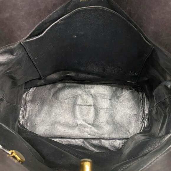 CHANEL Black Lambskin Leather Tote Bag - Picture 4 of 14